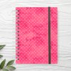 kroužkový sešit A5 linkovaný růžový