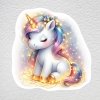 samolepka na zeď unicorn se světýlky
