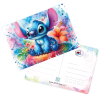 pohlednice modrý stitch tábor
