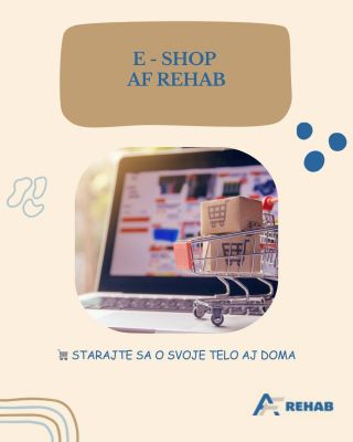🛒 Starajte sa o svoje telo aj doma V našom e-shope AF Rehab nájdete starostlivo vybrané produkty, ktoré vám pomôžu s...