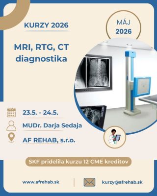 🩻 Nauč sa čítať RTG, CT a MRI snímky ako profesionál! Pozývame ťa na odborný kurz MRI, RTG a CT diagnostiky s MUDr. Darjou...