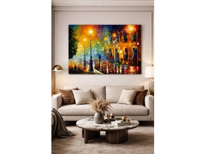 Deštivý den ve městě