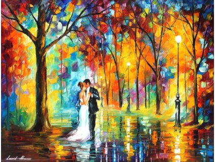 RAINY WEDDING - Podzimní svatba - reprodukce Leonida Afremova