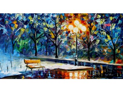 WINTER NIGHT- Zimní noc - reprodukce Leonida Afremov
