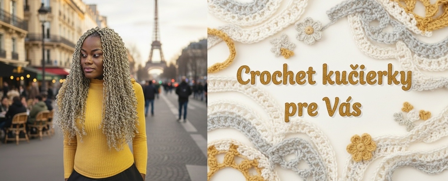 Krásne a kvalitné Ariel kanekalon crochet kučierky, brčky a vlnky pre Vás