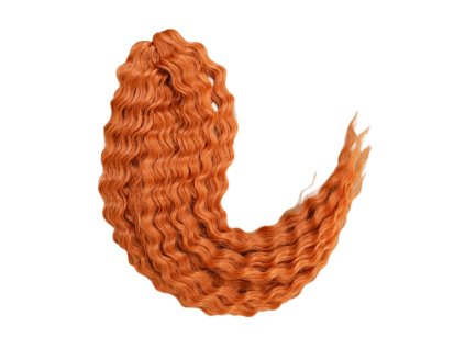 Ariel brčky T145 hrdzavé 75cm Crochet Braids kučery