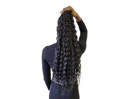 Ariel brčky #1B čierne 75cm Crochet Braids kučery