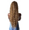 Kučeravý príčesok Water hnedý #10 vysoký cop
