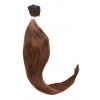 Rovné vlasy #12 hnedá 70cm na našívanie