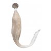 Rovné vlasy #30/613/WH hnedá/svetlá blond melír-biela ombré 70cm na našívanie