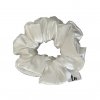 Gumička Scrunchie saténová Classic biela