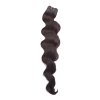 Vlnité česateľné #4 tmavo hnedé 60cm Brazilian Wave