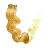 Vlnité česateľné T27/613 blond-svetlá blond ombré 60cm Brazilian Wave