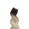 Vlnité česateľné TT-Steel čierna-sivá ombré 60cm Brazilian Wave