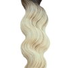 Vlnité česateľné TT-Steel čierna-sivá ombré 60cm Brazilian Wave