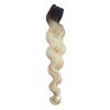 Vlnité česateľné TT-Steel čierna-sivá ombré 60cm Brazilian Wave
