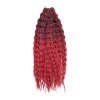 Ariel brčky T-BG tmavá bordová-bordová ombré 55cm Crochet Braids kučery