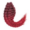 Ariel brčky T-BG tmavá bordová-bordová ombré 55cm Crochet Braids kučery