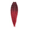 Ariel brčky T-BG tmavá bordová-bordová ombré 55cm Crochet Braids kučery