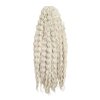 Ariel brčky 56D biela blond 55cm Crochet Braids kučery