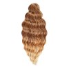 Anna vlnité T042 hnedá-blond-svetlá blond ombré 65cm brčky Crochet Braids