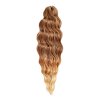 Anna vlnité T042 hnedá-blond-svetlá blond ombré 65cm brčky Crochet Braids
