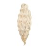 Anna vlnité 56C biela blond 65cm brčky Crochet Braids