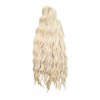 Anna vlnité 56C biela blond 65cm brčky Crochet Braids