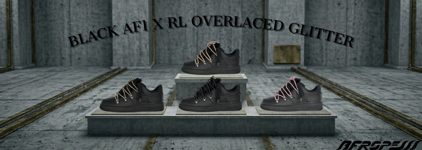 BLACK AF1 X GLITTERS - počítač
