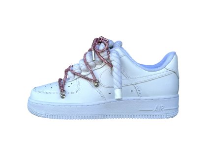 AF1 X RL OVERLACED GLITTER "Rose gold"