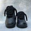 AF1 X ROPE LACES "All black"