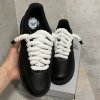 AF1 X ROPE LACES "Black&White"