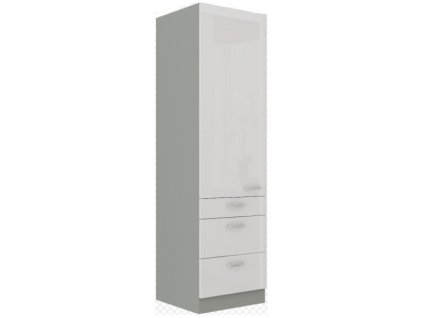 Kuchyňská skříňka Bianca - 60 DKS-210 3S 1F potravinová se šuplíky PREMIUM BOX