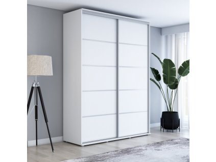 Šatní skříň Majda plus - šířka 200 cm, výška 242 cm