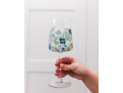 Ručně malovaná sklenička