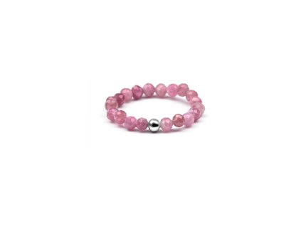 13028 mineralni prsten s ruzovym turmalinem pol r19 velikost 57 60 1 00 g