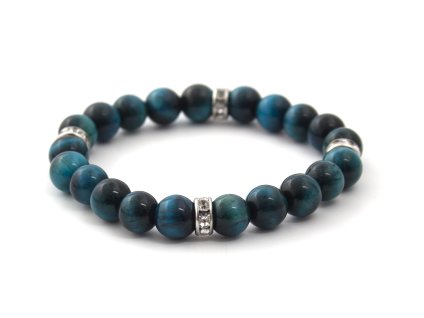 13103 koralkovy naramek z tygriho oka mink122 velikost 17 cm