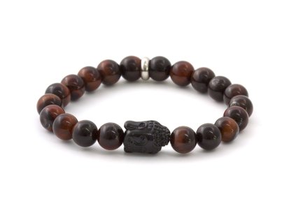 13115 koralkovy naramek z tygriho oka mink114 velikost 17 cm