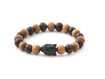 13118 koralkovy naramek z palisandroveho a santaloveho dreva mink113 velikost 17 cm
