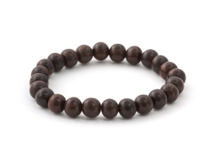 13136 koralkovy naramek z palisandroveho dreva mink02 velikost 17 cm