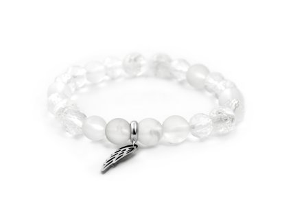 13166 mineralni koralkovy naramek z kristalu mink103 17