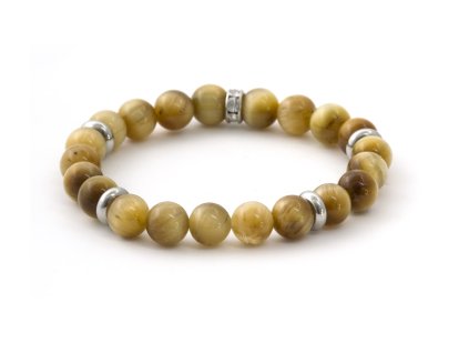 13181 mineralni koralkovy naramek ze slunecniho tygriho oka mink109 17