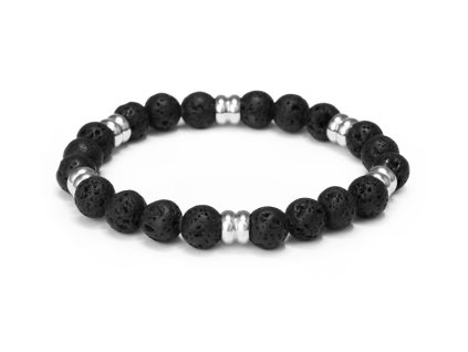 13256 mineralni koralkovy naramek z lavoveho kamene mink147 20