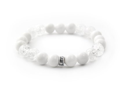 13355 mineralni koralkovy naramek z jadeitu a praskaneho kristalu mink28 17