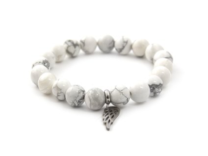 13358 mineralni koralkovy naramek z howlitu mink30 17