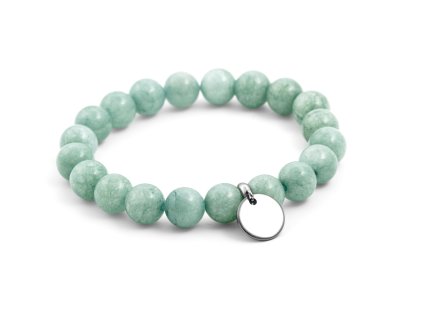 13364 mineralni koralkovy naramek ze zeleneho jadeitu mink32 17