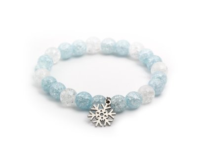 13400 mineralni koralkovy naramek z praskaneho kristalu mink44 17