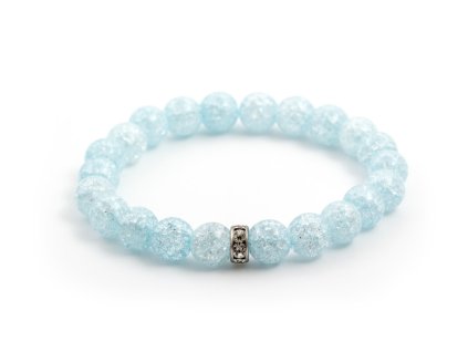 13403 mineralni koralkovy naramek ze svetle modreho praskaneho kristalu mink45 17