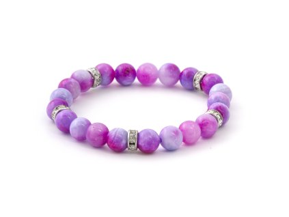 13478 mineralni koralkovy naramek z jadeitu mink86 17