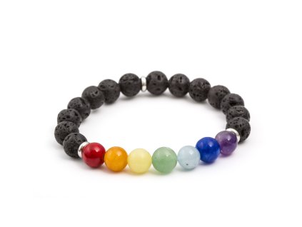 13484 mineralni koralkovy naramek z lavoveho kamene howlitu kalcitu jadeitu avanturinu akvamarinu a ametystu mink89 17